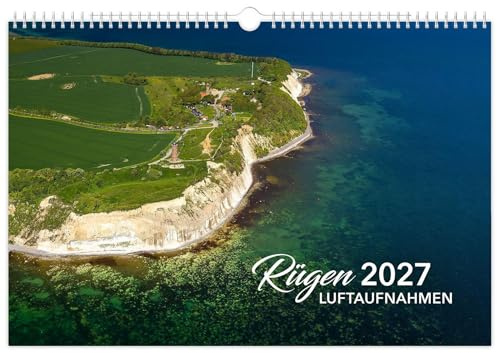Kalender Rügen Luftaufnahmen 2027: | 45 x 30 cm | weißes Kalendarium