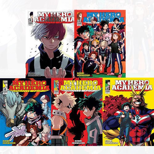 My Hero Academia Series (Band 1–5), Sammlung mit 5 Büchern, Set von Kohei Horikoshi