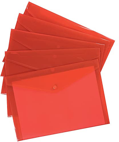 Q-Connect Dokumentenmappe PP A4 rot (12 Stück) KF03594