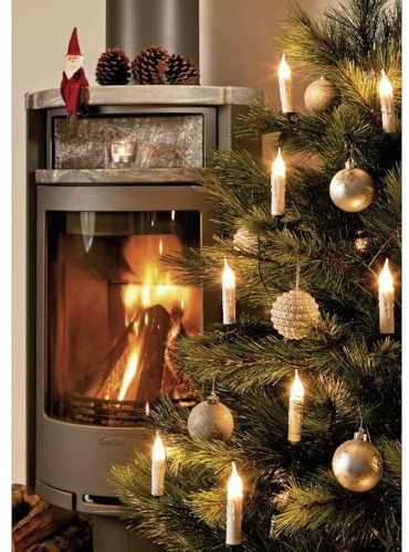Konstsmide 2314-000 Weihnachtsbaum-Beleuchtung Innen netzbetrieben Anzahl Leuchtmittel 20 Glühlampe Warmweiß Beleuchtet
