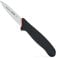 Giesser seit 1776 - Made in Germany - Spickmesser 8 cm PrimeLine, schwarz, rostfrei, spülmaschinenfest, scharfes Officemesser rutschfest