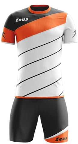 ZEUS KIT LYBRA UOMO BIANCO - ARANCIO FLUO - GRIGIO SCURO L