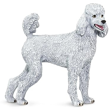 Safari Pudel 8,8 cm | Hunde- und Katzenfiguren | Ungiftig und BPA-frei | Für Kinder ab 3 Jahren geeignet Ltd