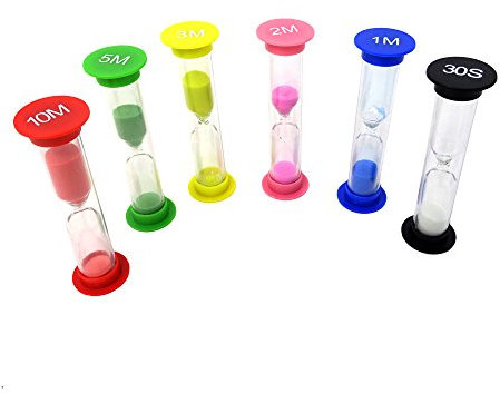 Sanduhr Sanduhr Sanduhr Sanduhr Sanduhr Sanduhr Sanduhr Sanduhr Timer für Kinder Zeitmanagement Spiele Tabata und hohe Intensität Intervalltraining 30 Sekunden 1 min 2 min 3 min 5 min 10 min