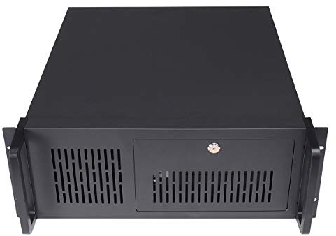 CiT 4U Rackmount Server Chassis, 500mm Deep, ATX, Micro ATX, Mini-ITX, 8 x 3.5 HDDs, 1 x 120mm Black Fan Included, A Budget Friendly Rackmount That Delivers An Exceptionally Powerful System | Black