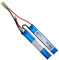 OpTacs LIPO 1300mAh 7.4V 25C 2 Ways Split Micro Tamiya