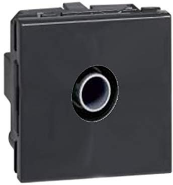 Prise Mosaic TV simple - Mosaic Anthracite