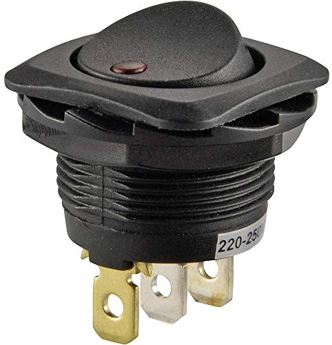 TRU COMPONENTS 1587557 Wippschalter TC-R13-135B2-02 250 V/AC 10 A 1 x Aus/EIN rastend 1 St.