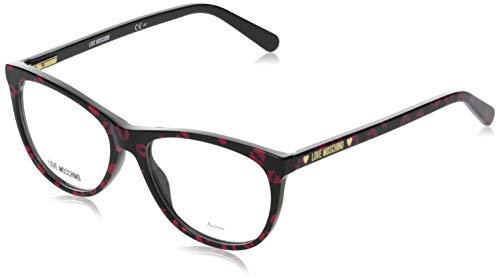 Moschino Love Damen 101794 Optischer Rahmen, Farbe: Schwarz Pttfu, Größe: 53-145-16, Schwarz Pttfu, 53
