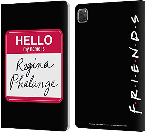 Head Case Designs Offizielle Friends TV Show Regina Phalange Wichtige Kunst Leder Brieftaschen Handyhülle Hülle Huelle kompatibel mit Apple iPad Pro 11 2020/2021 / 2022