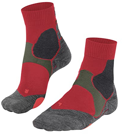 FALKE Unisex Fahrradsocken BC3, Baumwolle, 1 Paar, Orange (Fruit Punch 8806), 39-41