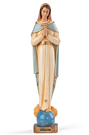 Jungfrau Maria Unsere Liebe Frau von Fátima Statue religiöse Skulptur, Heiligenfigur handbemalt | 30cm