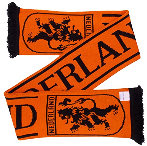 The Netherlands Football Scarf, Marineblau, Rot, Gold, One size