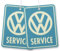 BRISA VW Collection - Volkswagen Luft-Erfrischer-Duft-Spender fürs Auto im T1 Bulli Bus Motiv Einzelpack (New Car/VW Service/Grün)