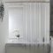 180x180 Badevorhang, Duschvorhang Anti-schimmel in Badezimmer, Vorhang für Badewanne Dusche aus Stoff Wasserdicht Waschbar, Waschbar PEVA Shower Curtain mit 12 Duschvorhangringe Halbdurchsichtig