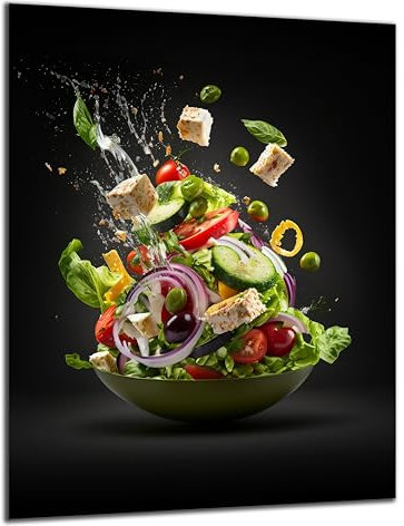 Munera Design - Bild 56x84 - Salat-Schüssel - Wand-Bilder Küche Ess-Zimmer
