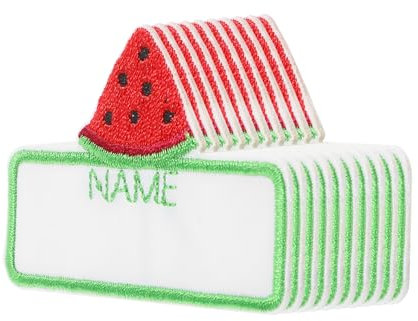 Operitacx 10stücke Cartoon Name Labels Für Kleidung Selbstklebende Waschbare Namensetiketten Für Kinderbekleidung Und Accessoires