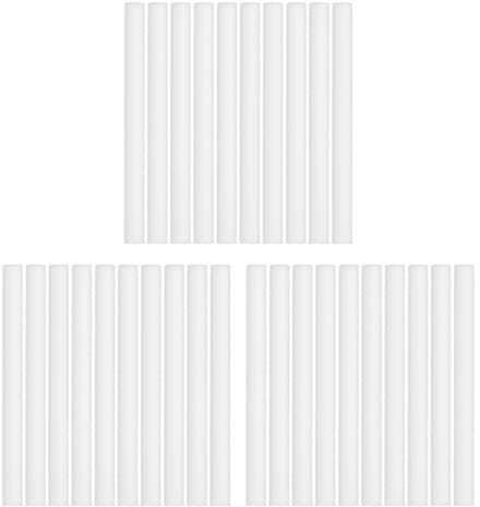 Luftbefeuchter-Filterstab – 30 Stück Luftbefeuchter-Wattestäbchenfilter, Ersatz-Zerstäuber, Aroma-Diffusor-Teile, 8 x 100 mm