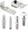 6Pcs Durable Bi-Fold Door Repair Kit with High Hardness Bifold Hardware Replacement for Barn Folding Door