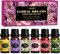 SALUBRITO Ätherische Öle Set, Aromatherapie Duftöl GeschenkSet, Blumen Duftöle für Diffuser Luftbefeuchter, Gardenie, Kirschblüte, Lavendel, Jasmin, Rose, Geißblatt, Geschenk für Frauen