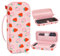 RHOTALL Custodia da trasporto rosa fragola per Nintendo Switch 2 (2025) da 7,9, custodia protettiva rigida sottile da viaggio con 10 slot per cartucce di gioco, porta accessori e tracolla