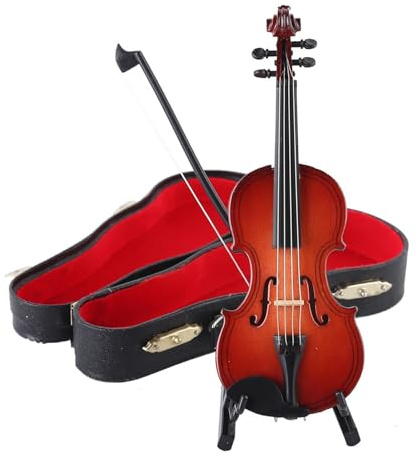 Violine Ornament - Musik Feiertagsdekoration, klassisches Violinen-Design | Christbaumschmuck, Vintage für Musikliebhaber, Musikergeschenk, Violinenfigur für Deko