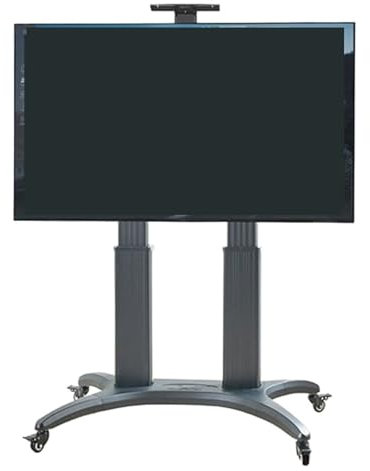 DRJBBODVQ AVF1800-70-1P LCD TV Chariot Mobile vidéoconférence Support de Sol Mobile 55-80 Pouces