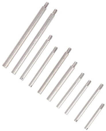 Metal 10 Größen Watch Band -Gurt -Schrauben Set Uhrenreparaturwerkzeugzubehör mit Aufbewahrungsbox 1. Professionelles Watc Watch Accessoireswatch Schraubstrap -Schraubwatch