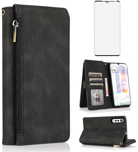 Asuwish Mobile Phone Case for LG Velvet XKLLPT DE Black