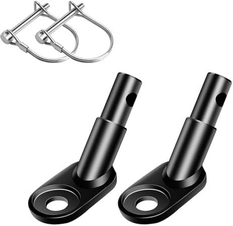2 Stück Fahrradanhänger Kupplung, Kupplung Fahrradanhänger, Fahrradkupplung | Fahrrad Anhängerkupplung, Adapter Fahrradanhänger, Fahrrad Adapter Anhänger, Fahrradanhänger Adapter mit Sicherungsstift