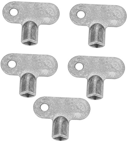 HOLIDYOYO 5pièces Clé De Purge Carrée Pour Radiateur Clé à Robinet Pour Purge Eau Et Air Un Lot