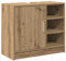 vidaXL Waschbecken-Schrank Artisan Eiche 63X29X55 cm Holzwerkstoff Zeitgenössische Badezimmerstauraumlösung mit eingebauten Regalen und Tür mit Scharnieren Moderne Möbeldesigns
