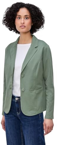 Street One Basic Blazer aus Jersey Dark Serene Green 42
