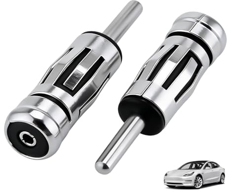 2 Pièces Adaptateur Antenne Autoradio DIN Mâle vers ISO Femelle, Connecteur Antenne Voiture Universel, Convertisseur pour Autoradio Aftermarket, Réception Radio FM Stable, pour Véhicules Européens
