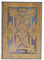 Paperblanks 12-Monatskalender 2025, Blue Luxe, Midi, Tagesüberblick, Elastikband-Verschluss
