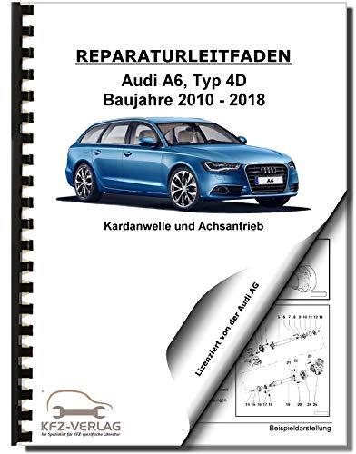 Audi A6 Typ 4G 2010-2018 Achsantrieb hinten 0BC 0BD 0BE 0BF Reparaturanleitung