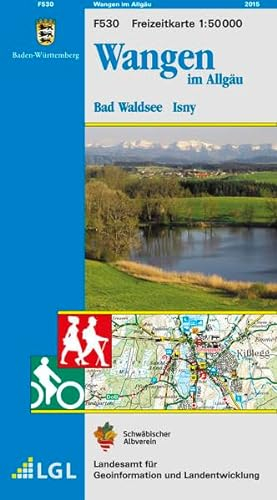 Wangen im Allgäu, Bad Waldsee, Isny: Karte des Schwäbischen Albvereins (Freizeitkarten 1:50000: Mit Touristischen Informationen, Wander- und Radwanderungen)
