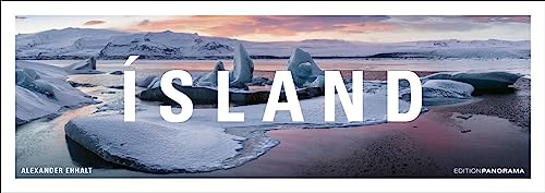 ISLAND: Immerwährender Panorama-Kalender, 110 x 39 cm
