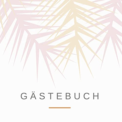 Gästebuch gebunden 1000 Seiten - quadratisch 21 x 21 cm - weißes Papier 90g/m² - FSC Papier: Schön gestaltet mit Leseband - Hardcover blanko - für Hochzeit, Geburtstag, Taufe