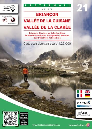 Briançon - Vallée de la Guisane - Vallée de la Clarée (wandelkaart, Band 21)