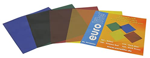 Eurolite 24 x 24 cm Accessory Foil Set in Four Colours