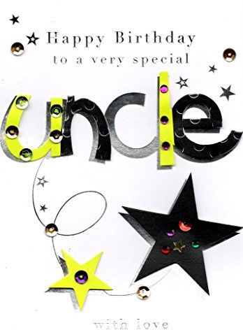 Special Uncle Handmade Birthday Greeting Card by Talking Pictures Cards