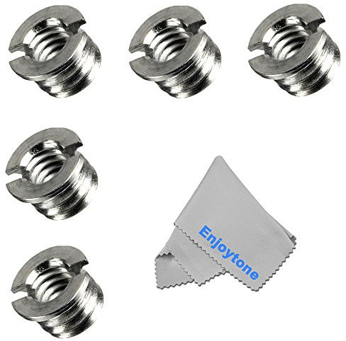 Fomito 1/4 to 3/8 Convert Screw Adapter for Tripod,Monopod, Ballhead, Stand and Video light