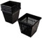 Pisces Pond Square Plant Basket 11 x 11 x 11cm - 6 Pack of Pond Planting Pot