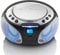 Lenco SCD-550 - CD-Player für Kinder - CD-Radio - Stereoanalage - Boombox - MP3 und USB Player - Bluetooth - 2 x 2 W RMS-Leistung - Party Lights - Silber