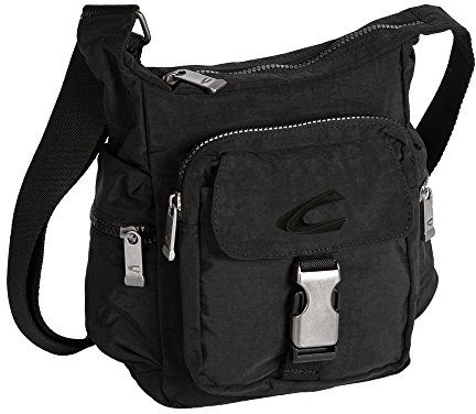camel active Herren JOURNEY Umhängetasche mit Reißverschlussfach Schwarz menswear-OS