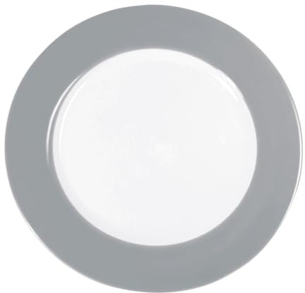 KAHLA 573403A72493C Pronto Colore Speiseteller 26 cm cool gray|grauer Essteller aus Porzellan