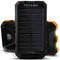 TACAMO IP67 10000 mAh Solar Power Bank - TSA Compliant Portable Phone Charger for iPhone, Android, and USB Rechargeable Personal Electronics, with Integrated Dual-LED Waterproof Emergency Flashlight.…