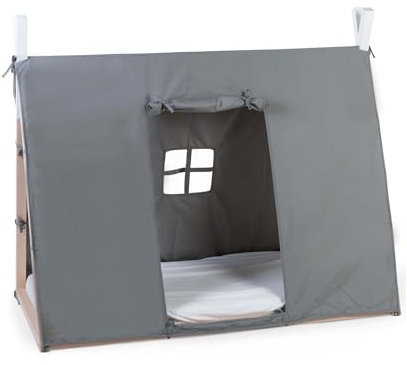 Toile de lit Tipi 70 x 140 cm grise - Childhome