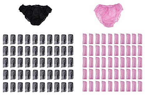 Baoblaze 100 Pièces sous-vêtements Jetables, Culotte Enceinte, Slip Jetable Maternité Grande Taille pour Voyage Hôtel Spa